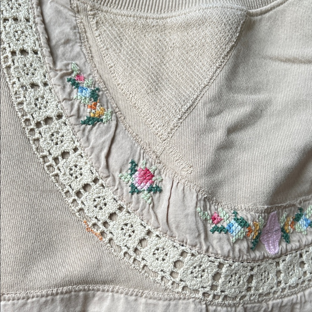 Free People Gram's Attic Oversize Sweatshirt - Picture 13 of 13